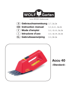 Wolf Garten Accu 40 Standard de handleiding