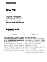 Blaupunkt BLAUPUNKT GTA 200 de handleiding
