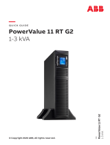 ABB PowerValue 11 RT G2 Quick Manual