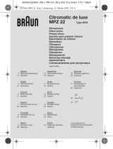Braun MPZ 22 de handleiding