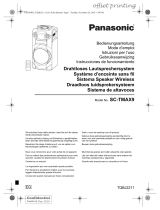 Panasonic SCTMAX9EG Handleiding