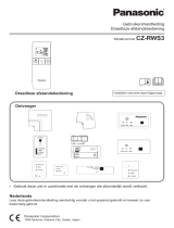 Panasonic CZRWS3 Handleiding