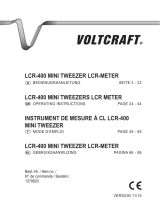 VOLTCRAFT LCR-400 Operating Instructions Manual