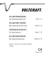 VOLTCRAFT BT-4 Operating Instructions Manual