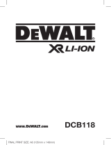 DeWalt DCB118 Handleiding