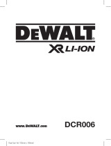 DeWalt DCR006 Handleiding