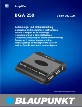 Blaupunkt BGA 250 de handleiding