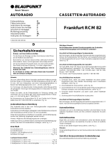 Blaupunkt FRANKFURT RCM82 de handleiding