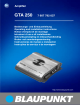 Blaupunkt GTA 250 Handleiding