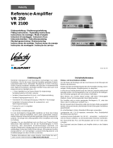 Blaupunkt VELOCITY VR 250 / VR 2100 REFERENCE AMPLIFIER de handleiding