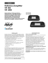 Blaupunkt VELOCITY VR 502/ VR 1002 de handleiding