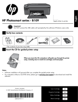 HP PHOTOSMART B109F de handleiding