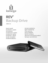 Iomega REV BACKUP DRIVE USB 2.0 de handleiding