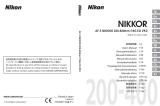 Nikon AI-S -NIKKOR ED 200-400MM F/4 de handleiding
