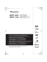 Pioneer BDP-140 SOUNDWARE XS DIGITAL CINEMA de handleiding