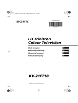 Sony KV-21FT1B de handleiding