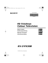 Sony KV-21FX30B de handleiding
