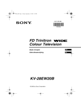 Sony KV-28EW20B de handleiding