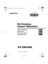 Sony KV-29FX64B de handleiding