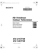 Sony kv-21ct1 de handleiding