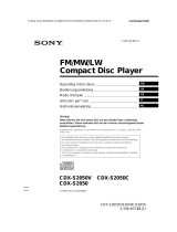 Sony CDX-S2050V Handleiding
