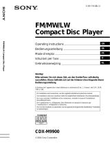 Sony CDX-M9900 de handleiding