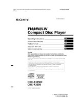 Sony cdx r 3350 c Handleiding
