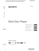 Sony MEX-DV1500U de handleiding