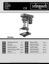 Scheppach DP16VL Translation Of Original Operating Manual