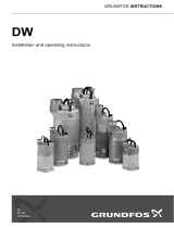 Grundfos DW.50.09.3 Installation And Operating Instructions Manual