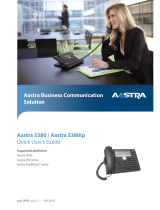 Aastra 5380ip Quick User Manual
