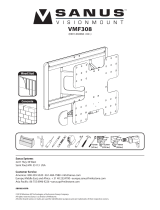 Sanus VisionMount VMF308 Handleiding