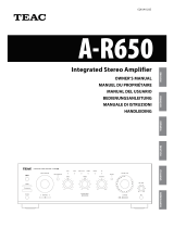 TEAC A-R650 de handleiding