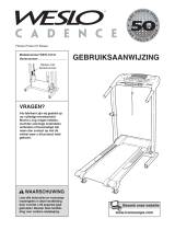 Weslo Cadence 5.0 Treadmill Handleiding