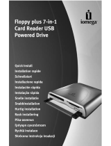 Iomega FLOPPY PLUS 7-IN-1 CARD READER USB POWERED DRIVE Handleiding
