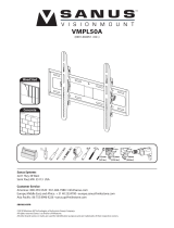 Sanus VisionMount VMPl50A Handleiding