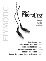 Etymotic Research ER•4 MicroPro Handleiding