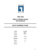 LevelOne ADSL2 FBR-1461 Handleiding