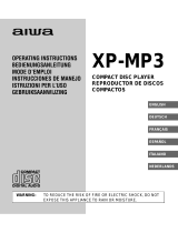 Aiwa XP-MP3 Operating Instructions Manual