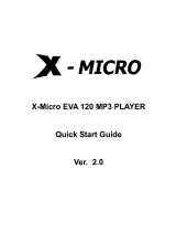 X-Micro XMP3A-F512 Snelstartgids