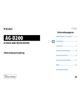 TEAC AG-D200 Handleiding