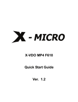 X-Micro XMP3Y-F512 Snelstartgids