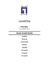 LevelOne FPS-3003 Handleiding