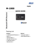 Holux M-1000 Quick Manual