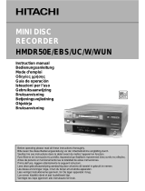 Hitachi HMDR50W Handleiding