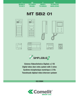 Comelit MT SB2 01 Technical Manual