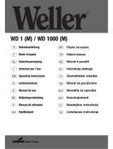 Weller WD 1M Operating Instructions Manual