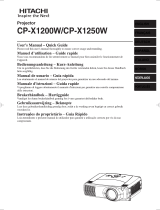 Hitachi CP-X1200W Handleiding