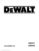 DeWalt DW831 Handleiding