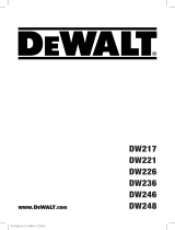 DeWalt DW236I Handleiding